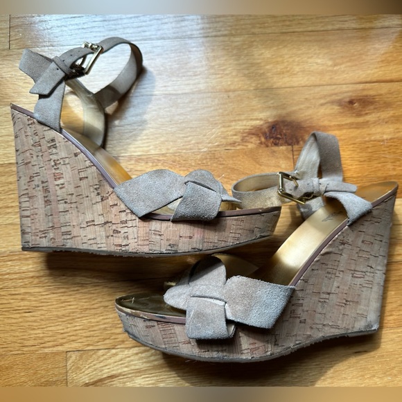 Michael Kors Amber Cork Wedge Sandals size 9 - Picture 7 of 7